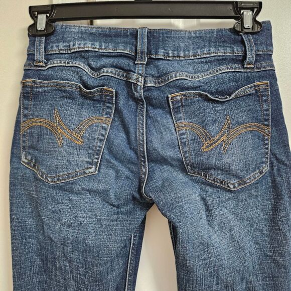 Wrangler Bootcut Jeans Women's 3x32 (28x30) Blue Embroidered Western Boho EUC - Picture 8 of 9